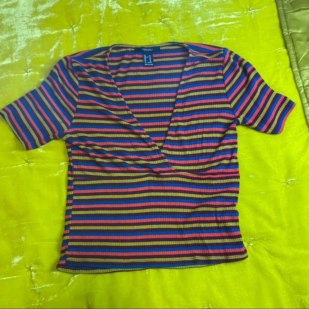 Retro Stripped Top